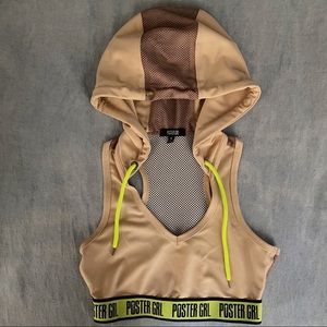 PosterGirl Hooded Sports Bra